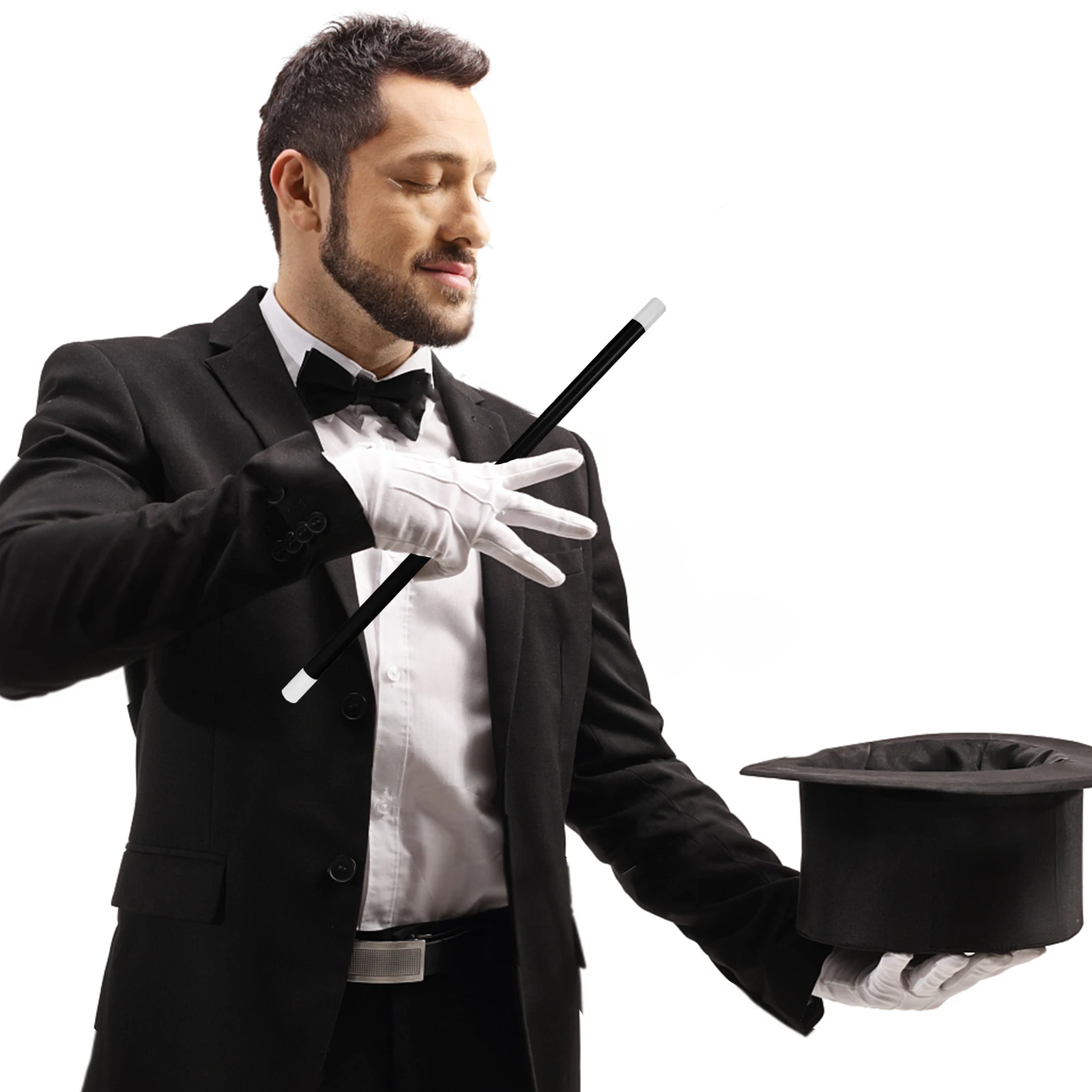 

4 Pcs Magician Wand For Festival Wand Toys Plastic Multi Purpose Stage Festival Party Spell Stick Prop