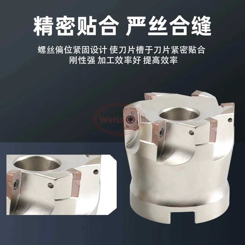 

ASPV20 milling cutter shank and cutterhead for MPHW Inserts