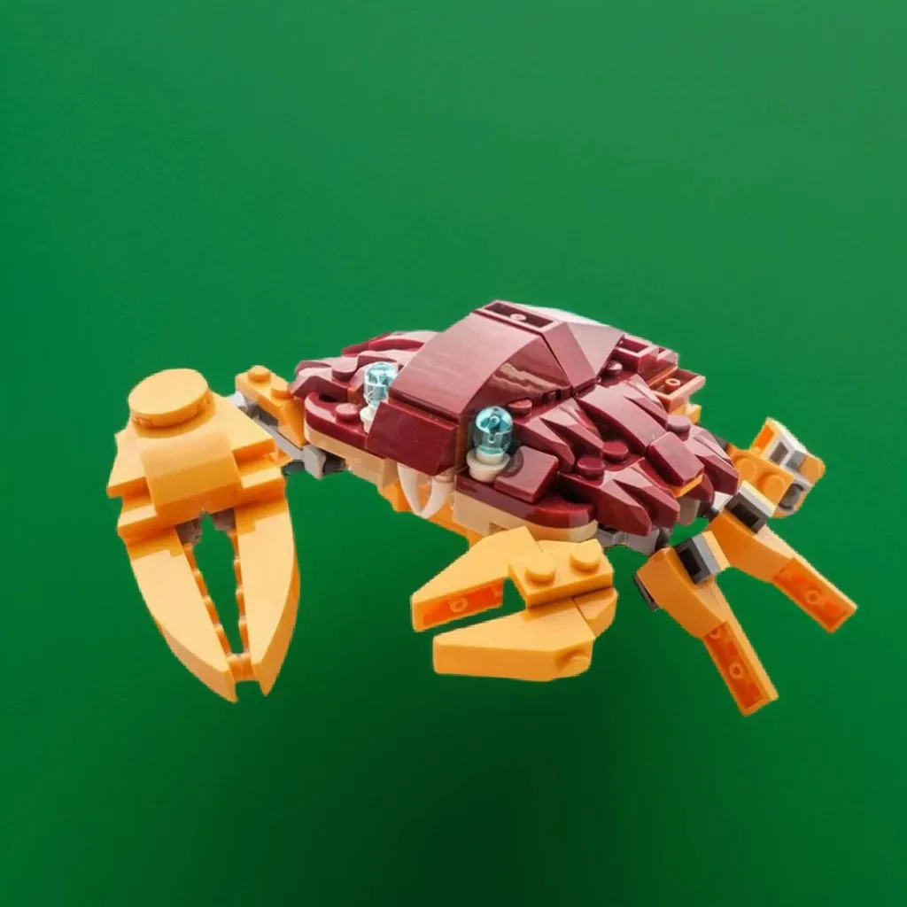 

183 шт. MOC Marine Life Series краб реалистичной формы DIY модель строительные блоки игрушки на день рождения подарок