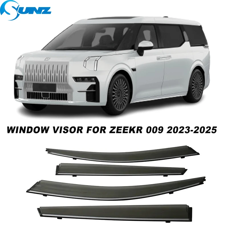 

Weather Shield For Zeekr 009 2023 2024 2025 Car Window Visor Side Wind Deflector Visor Weather Shield Guard