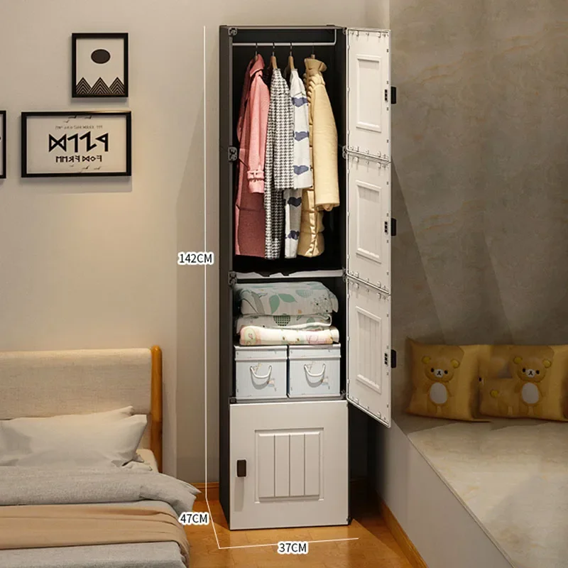 Space Saving Modular Closet Small Cheap Plastic Partitions Clothes Jewelry Organizer Wardrobe Modern Muebles Home Furniture