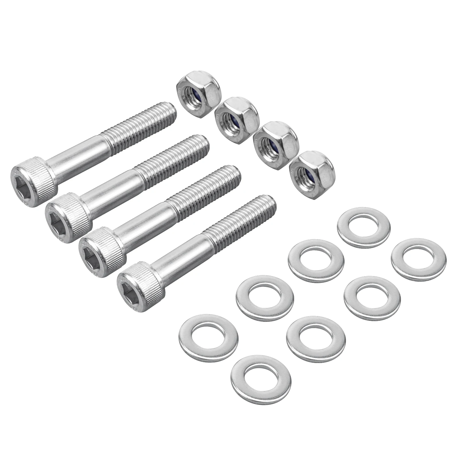 

16 Pcs ATV Front Shock Bolts Kit For Yamaha Banshee 350 YFZ350 YFZ350SE YFZ350SP 1987-1998 2000-2006