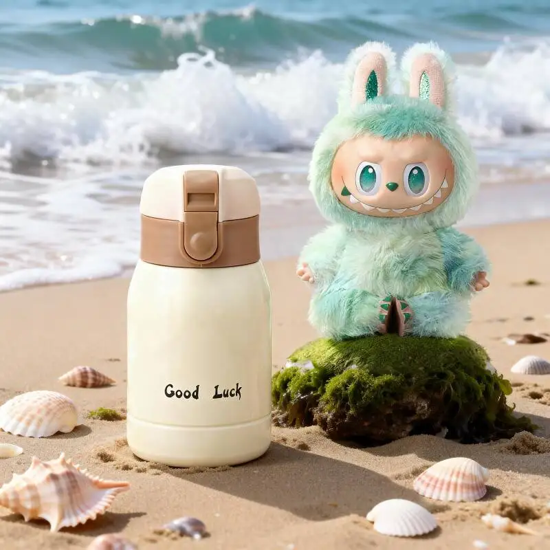 

POP MART THE MONSTERS Forward High Energy Series LABUBU: Удобная вакуумная кружка-термос для поездок и путешествий