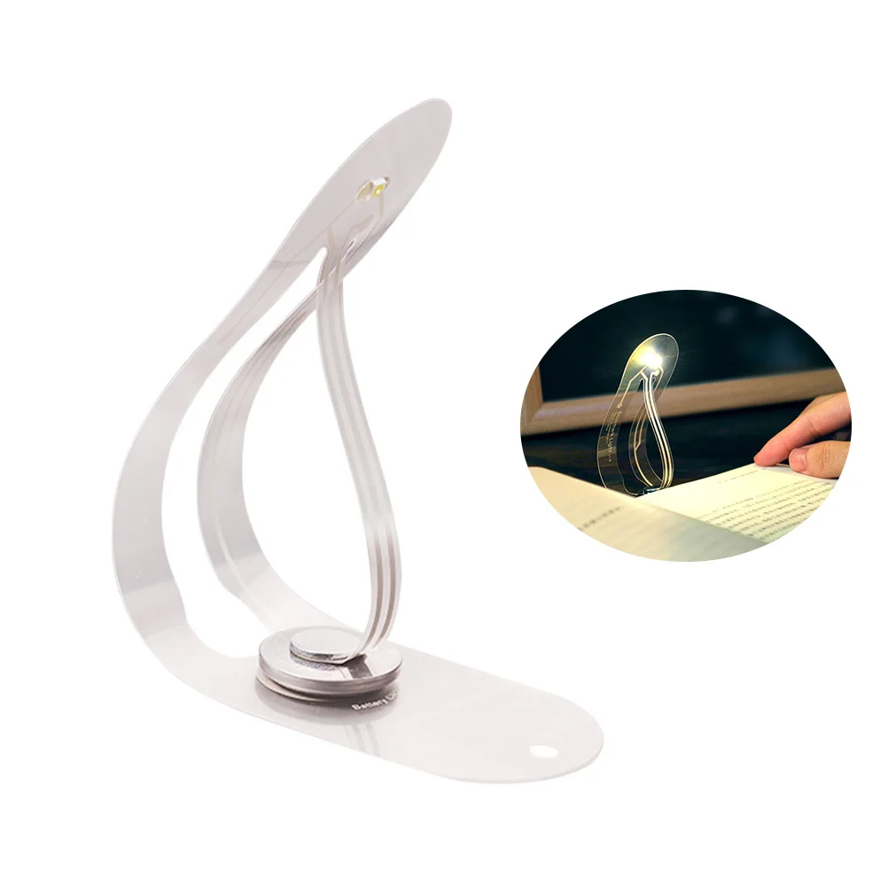

Led Bookmark Lamp Foldable Portable Reading Light For Study Office Night Use Flexible Desk Lamp 72H