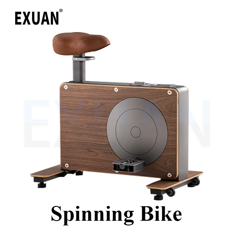 

120KG Spinning Bike Home Small Indoor Silent Sports Gym Equipment Adjustable Dynamic Bike With LED Exercise Leg Muscle Groups