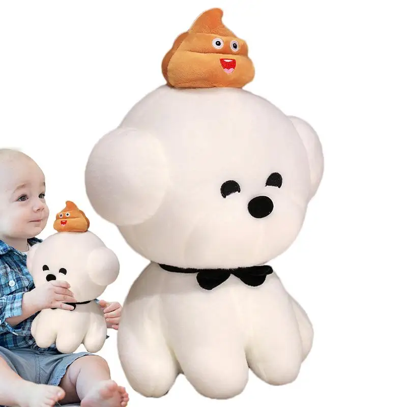 Stuffed Dog 30cm Cute Plush Poop Puppy Doll Soft Animal Plush Toy Cuddly Children Toy Dog Plushies For Sofa Bedroom Home Car