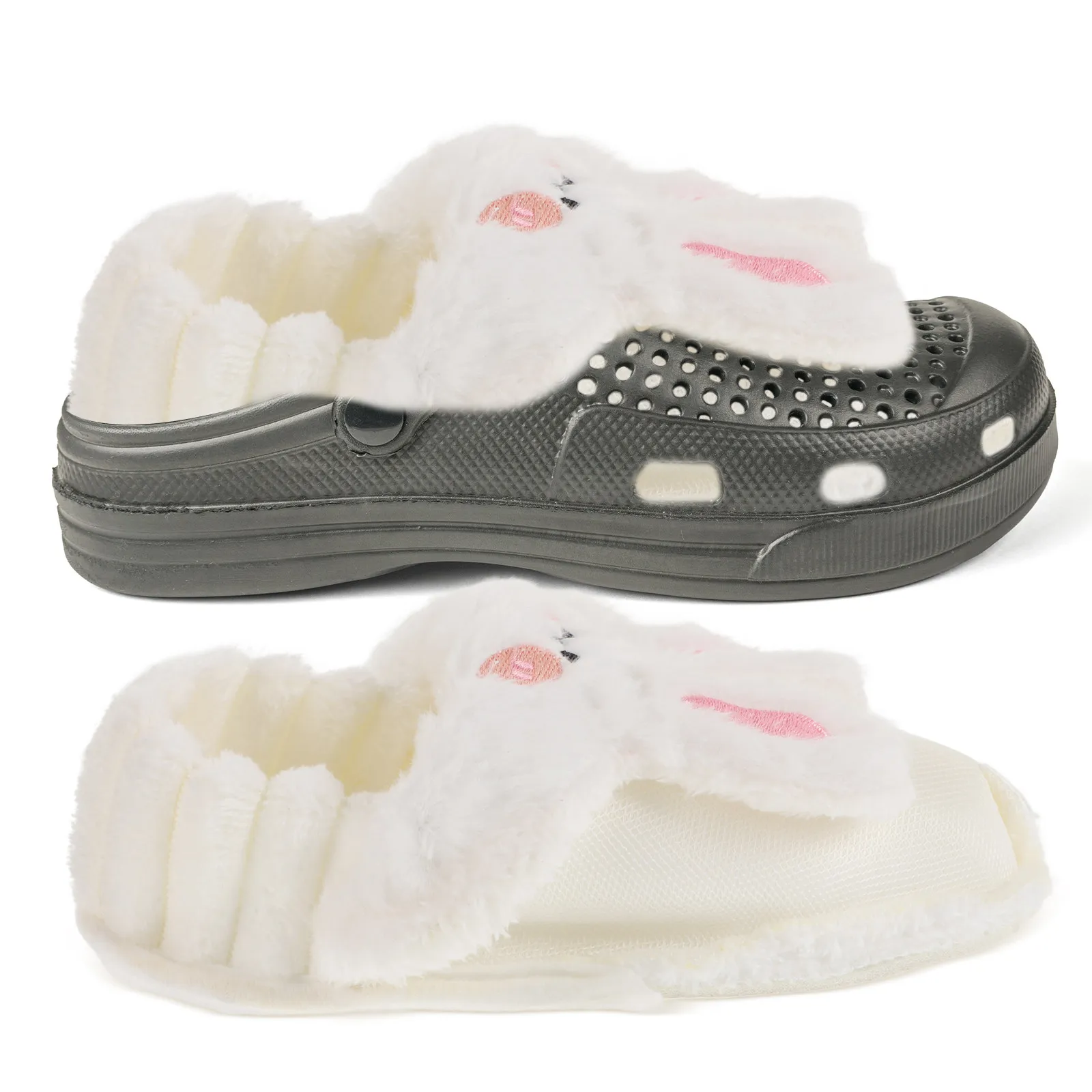 

1 пара съемных теплых стельок для мужских сабо, сменные уютные внутренние подкладки для домашней обуви, мягкие зимние вкладыши для сабо