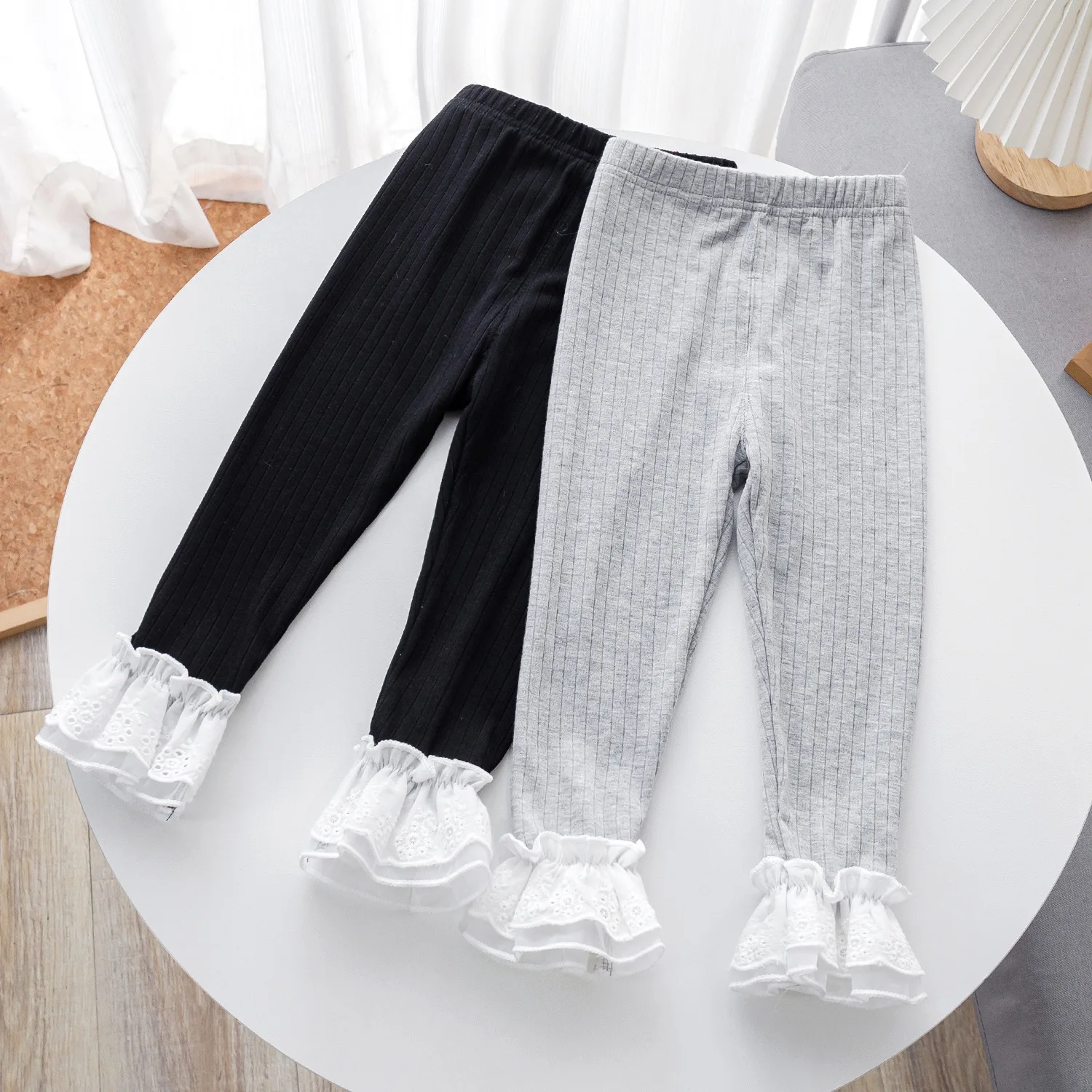 Girls Leggings New 2025 Spring and Autumn Fashion Children's Pants Wearing Foreign Style Casual Pants Girl Baby Pants