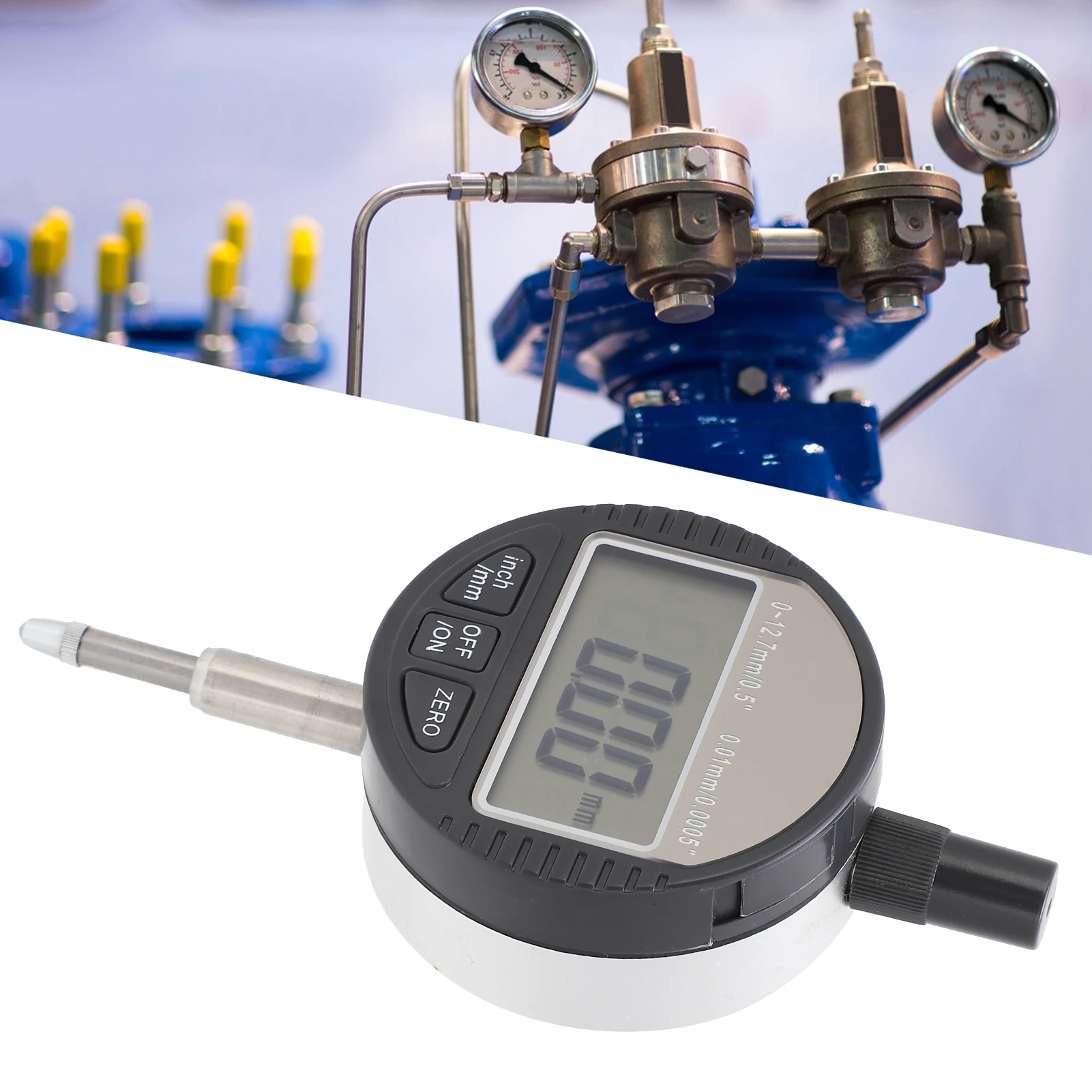 

Digital Indicator Indicator High‑Accuracy Electronic Digital Indicator Gauge 0.001mm Indicator 0‑25.4mm