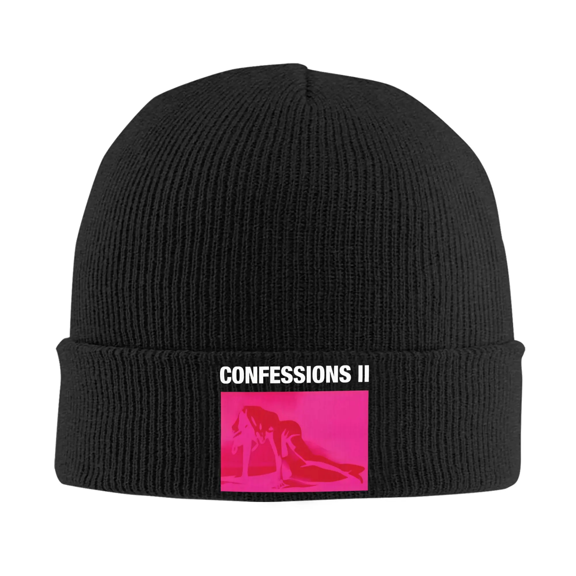 Madonnas Confessions II Album 2026 Knitting Hat  Cute Caps Men Women Kpop Beanie Hats Spring Printed Thermal Elastic Bonnet Hats