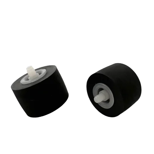 9.5x6x10.5x1.5mm Rubber Pinch Roller Wheel With Shaft For Tape Recorder Pressure Cassette Deck Movement Audio Accessories