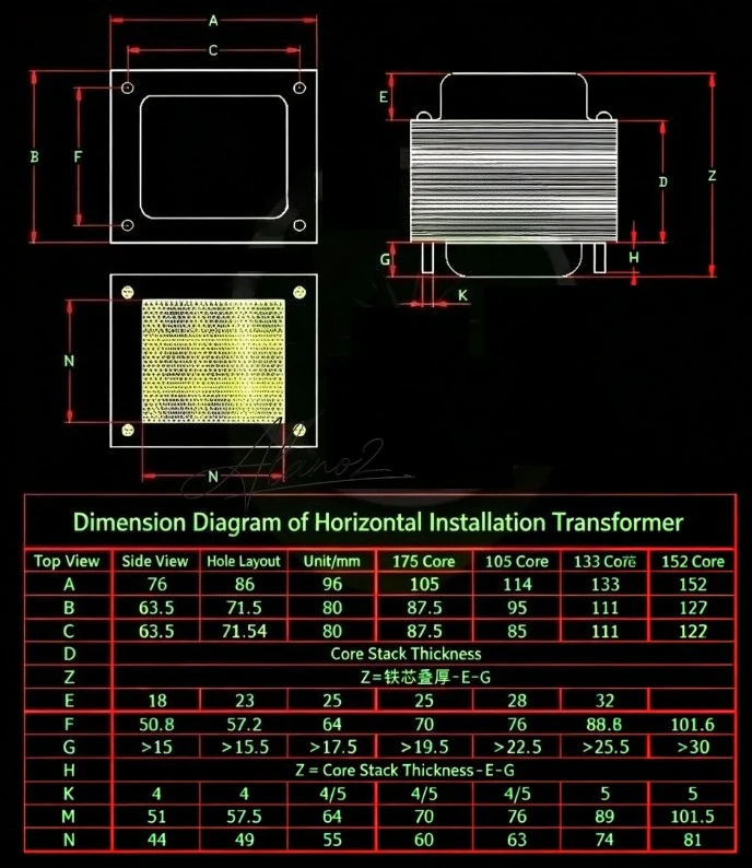 3.6K 100W parallel push-pull output cattle tube audio transformer 6L6 KT66 KT88 EL34