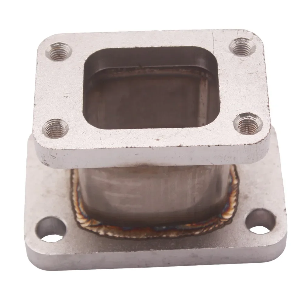 Stainless Steel Turbocharger Exhaust Adapter Flange Turbo Wastegate Flange for T25 T2 to T3