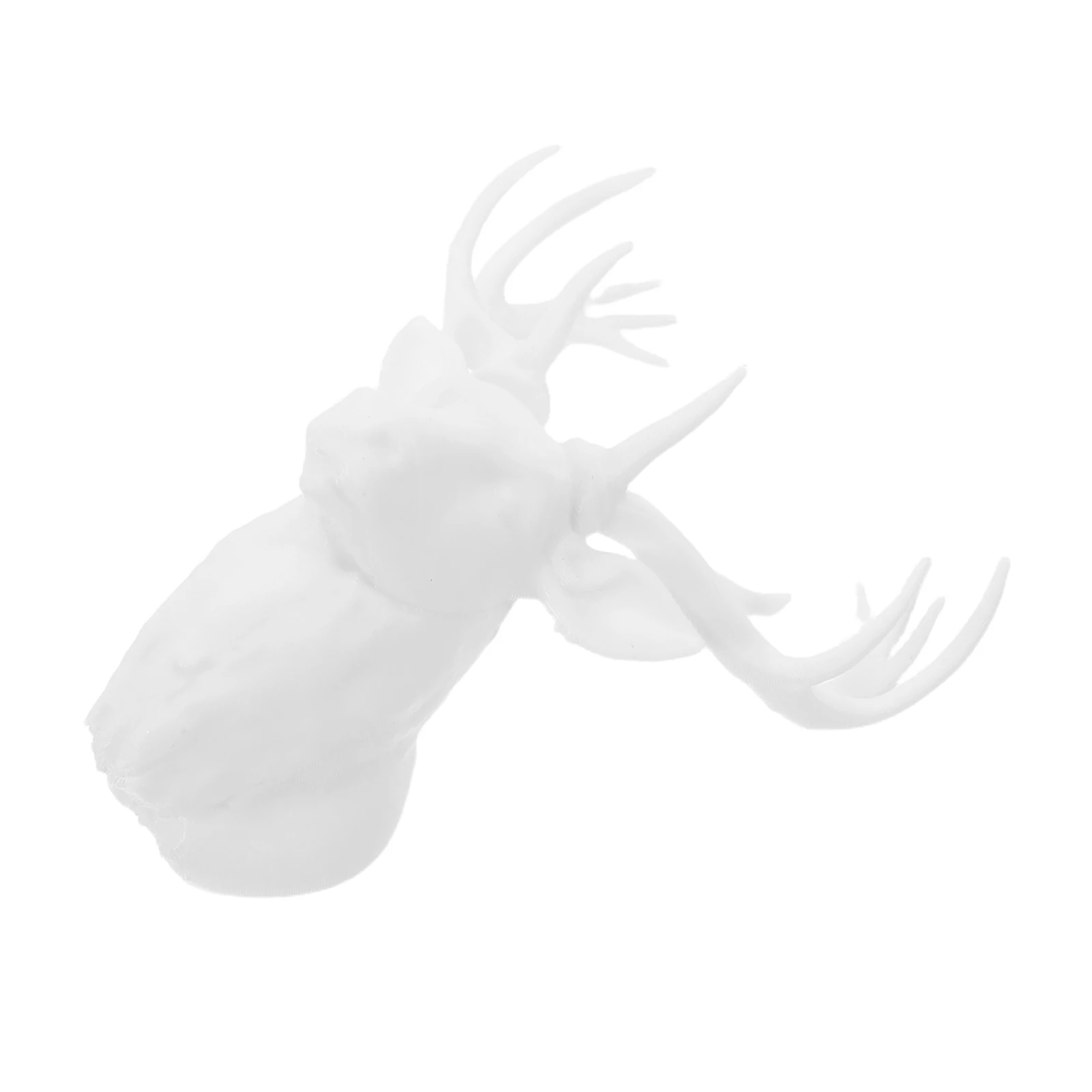 

Miniature Deer Head Wall Art Plastic Sculpture For Dollhouse Boho Style Decorative - Lightweight Animal Statue For Living Room
