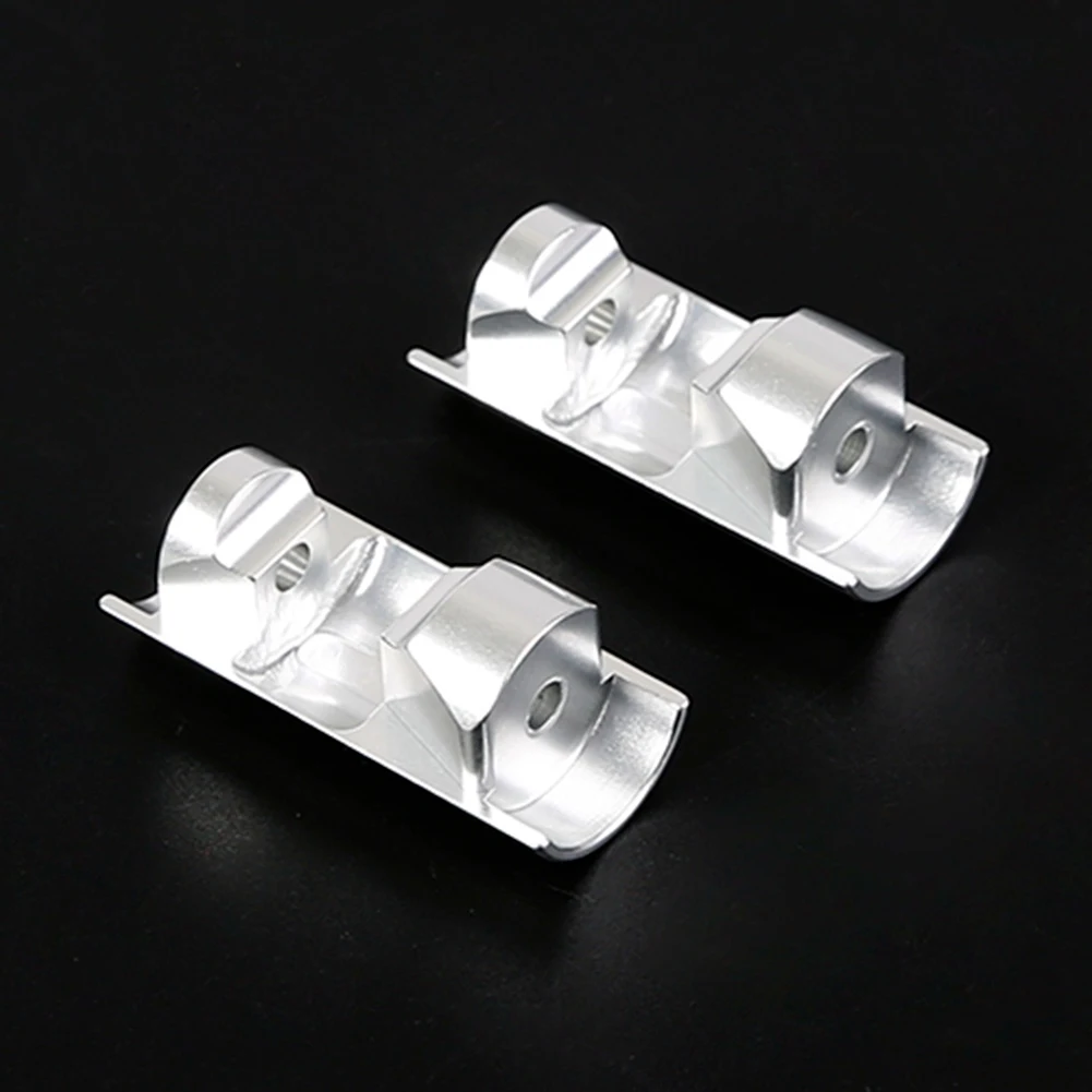 CNC Metaal 6mm/8mm Absorberen Schok Lagere Beschermende Shell voor 1/5 HPI ROVAN KM BAJA 5B 5T 5B 5SC RC AUTO Speelgoed Onderdelen, Zilver