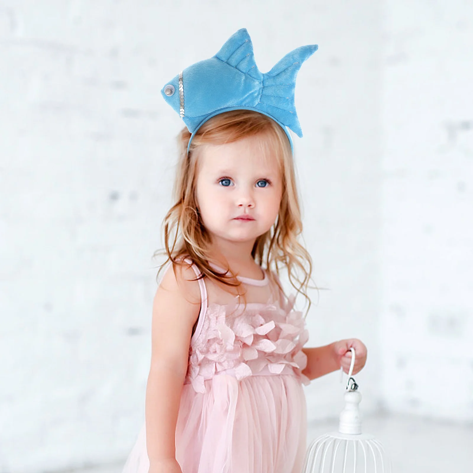 Fish Hairband Animal Headgear Halloween Costumes for Kids Skin Care Photo Prop Dress Girls