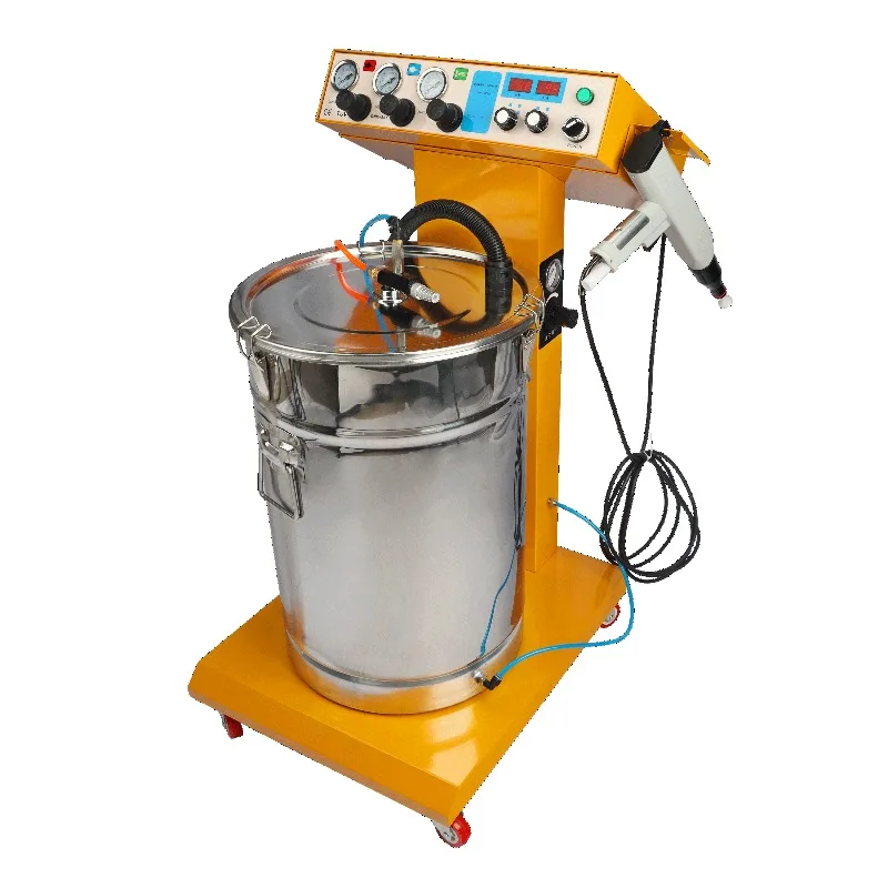 Electrostatic Powder Coating Equipment With Double Display Spray Gun For Efficient Metal Spraying And Coating Jobs