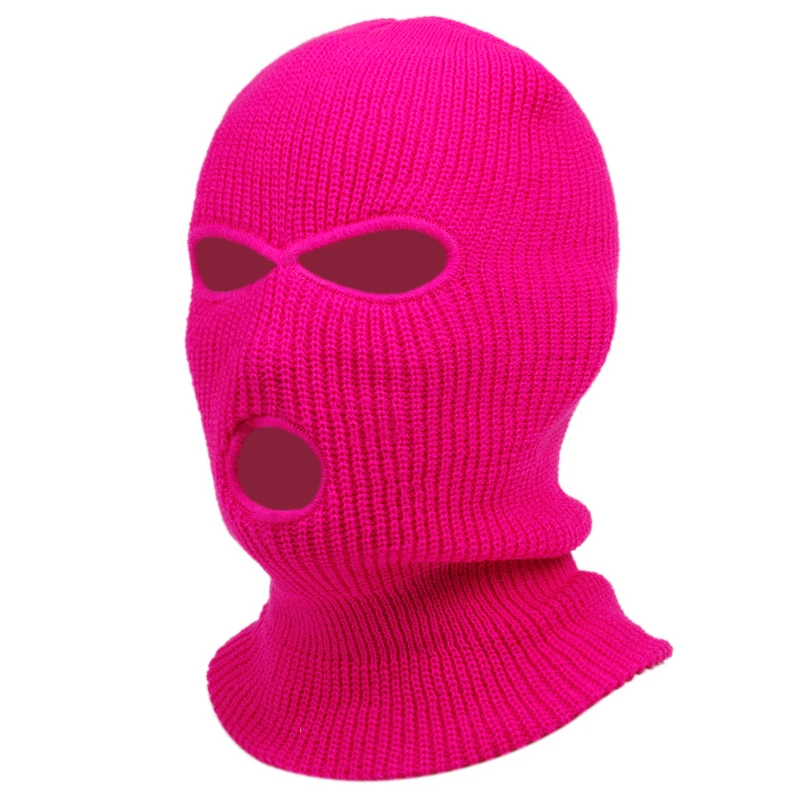 Balaclava Mask Hat Winter Cover Neon Mask Green Halloween Caps For Party Motorcycle Bicycle Ski Cycling Balaclava Pink Masks