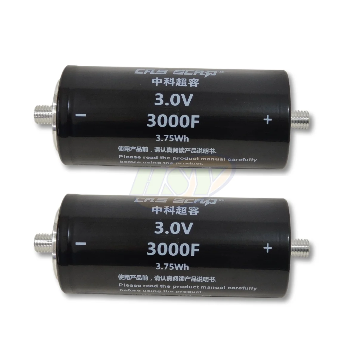 2PCS Super capacitor 3V 3000F cells brand new and high quality car audio Freely assembled high CCA low internal resistance