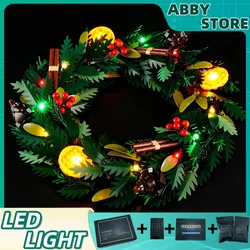 DIY LED Light Kit For LEGO 10340 Christmas Wreath(Only LED Light,Without Blocks Model)
