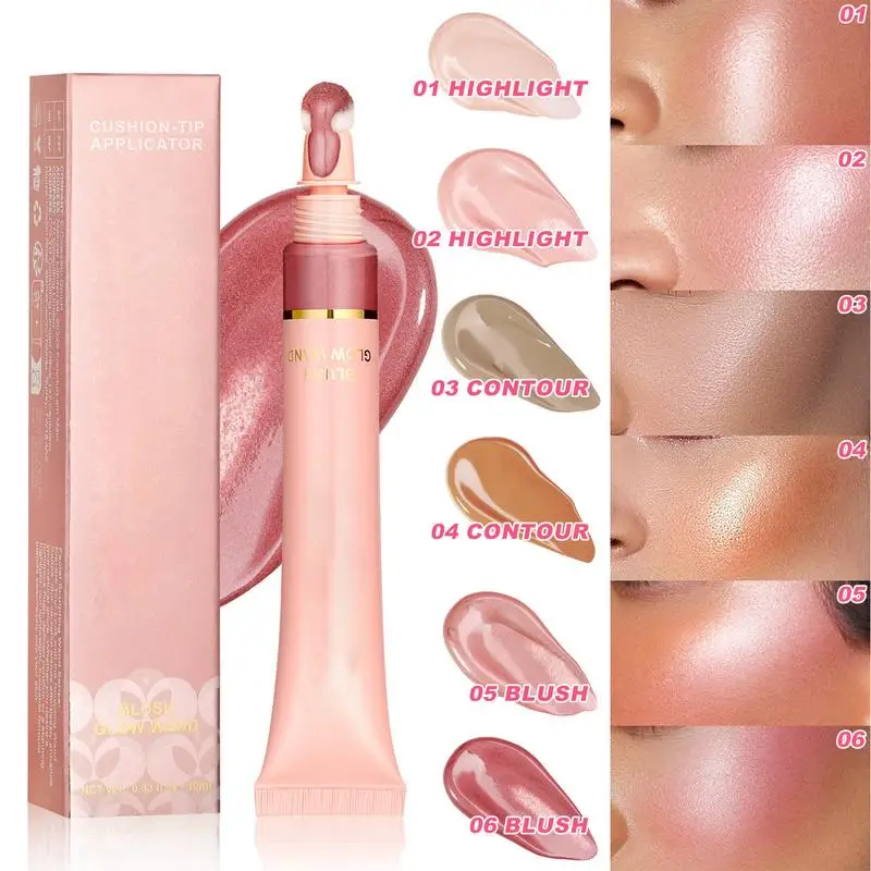 NEW liquid blush and highlighter Stick Blush Stick Make Up Face Body Illuminator Cosmetics Face Contour Brighten Makeup