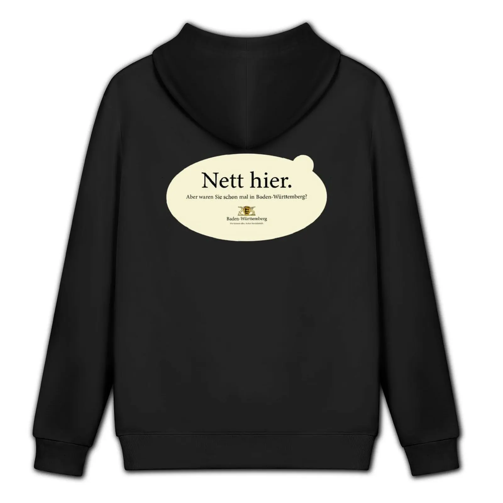 nett hier aber waren sie schon mal in baden württemberg Hoodie clothes for men winter clothes korean style clothes hoodie man