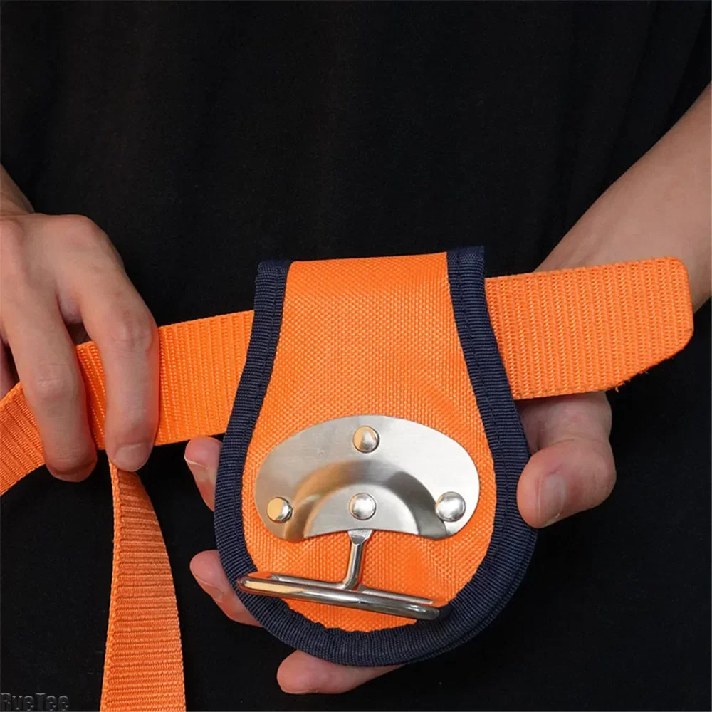 

Portable Hammer Holder Loop Mallet Woodworking Tool Oxford Cloth Steel Heavy Duty Tool Organizer Hammer Hanger Hammer Belt Hook