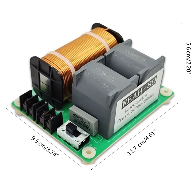 Divisor frequência áudio baixo multi alto-falante ajustável 1500 D46B