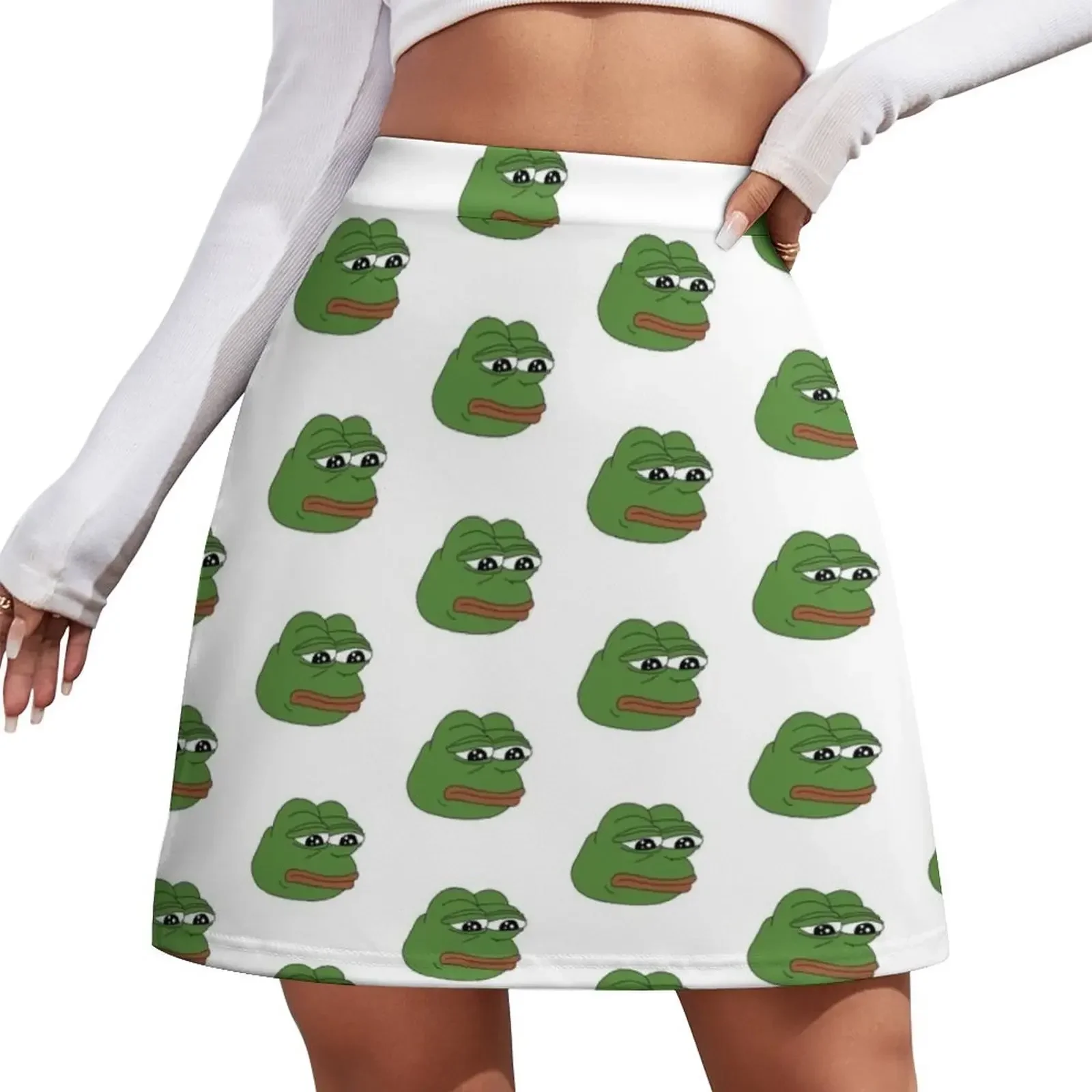 

Pepe the Frog Mini Skirt luxury women skirts chic and elegant woman skirt mini skirts women's skirt 2026 trend