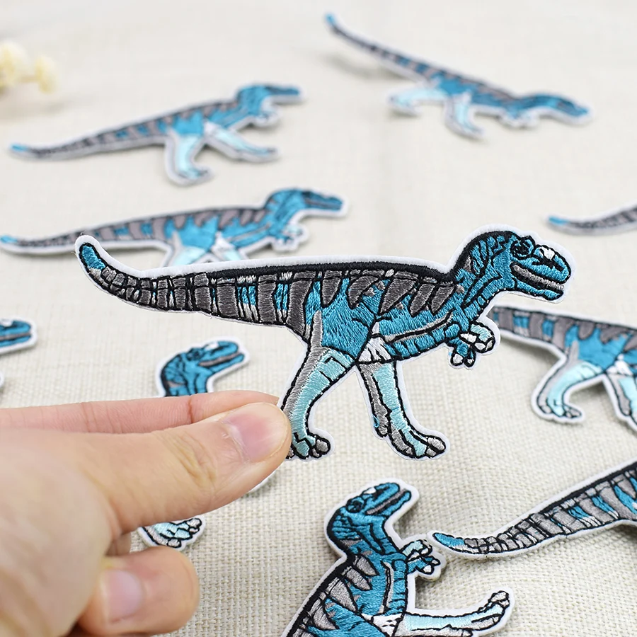 Random Boy Patches for Clothing Mixed Cartoon Car Aircraft Animal Applique Patch Iron on Embroidered DIY Clothes Sew Accessories