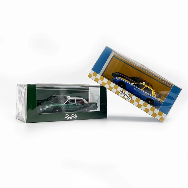 

Rollin 1:64 Crown Victoria Taxi Car Model Static Collection Decorated Holiday Gifts Toys
