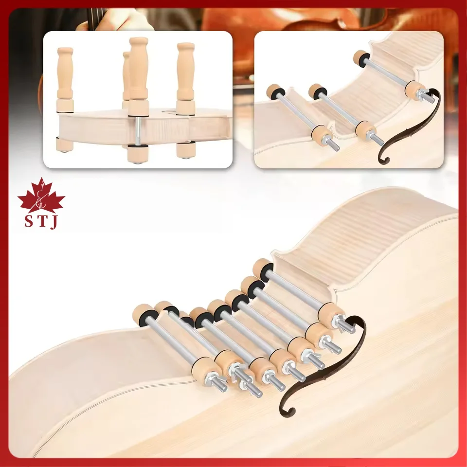 Violino Che Fanno/Strumenti Di Riparazione, 6 Pcs Semplice Radice Violino Incollaggio Morsetto-image