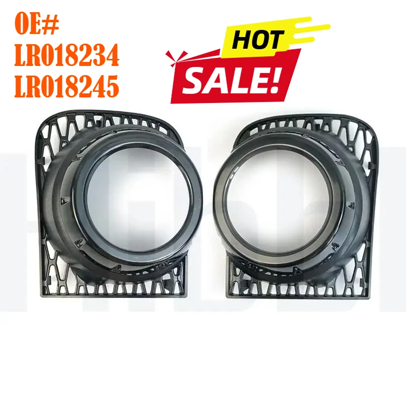 

Right Left Auto Fog Lamp Cover for Land Rover Range Rover 10- 12 Black Fog Light Hood Replacement Parts LR018234 LR018245