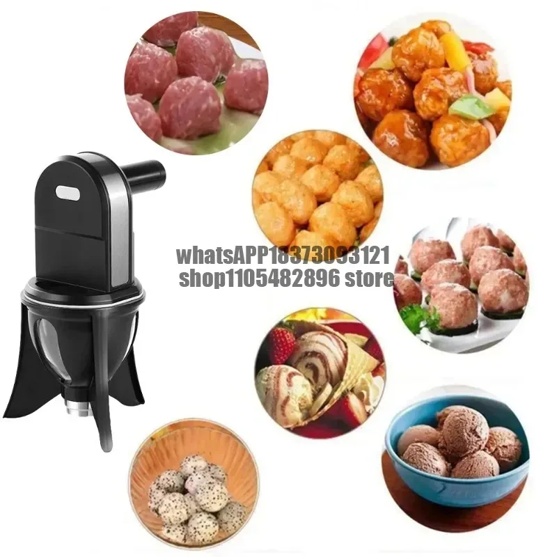 Automatic Luqaimat Maker,Multipurpose Quick Meatball Maker for Beefball Fishball Glutinous Rice Ball,Sweet Dumpling Making Tool
