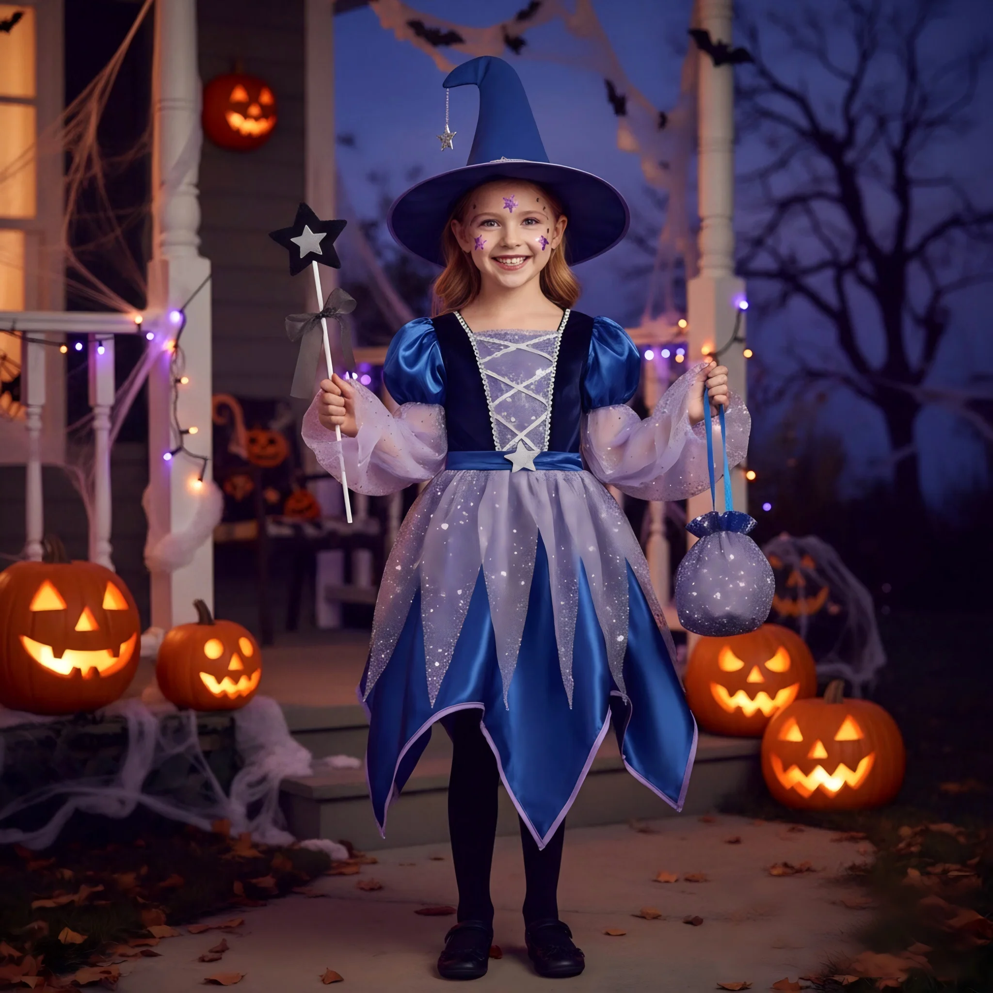 Girls Witch Halloween Full Cos - Baby Clothing Sizes recension och pris