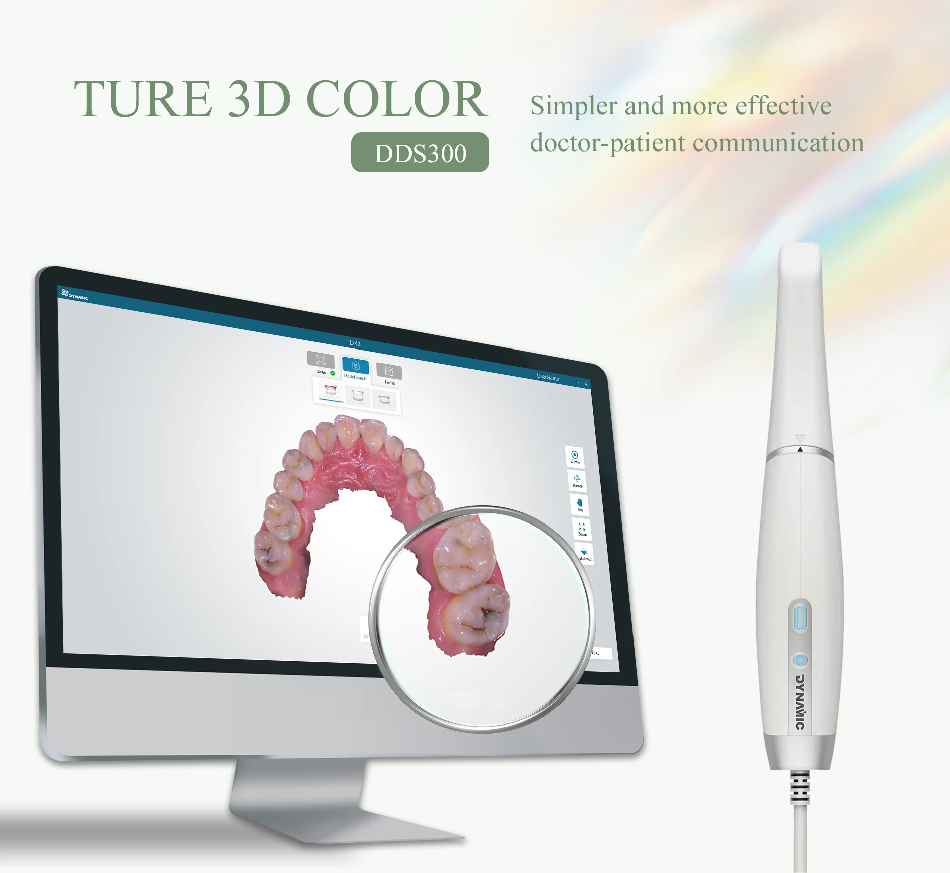Competitive Price Dynamic High Speed CMOS Manufacturing Dental Intraoral Scanner DDS300