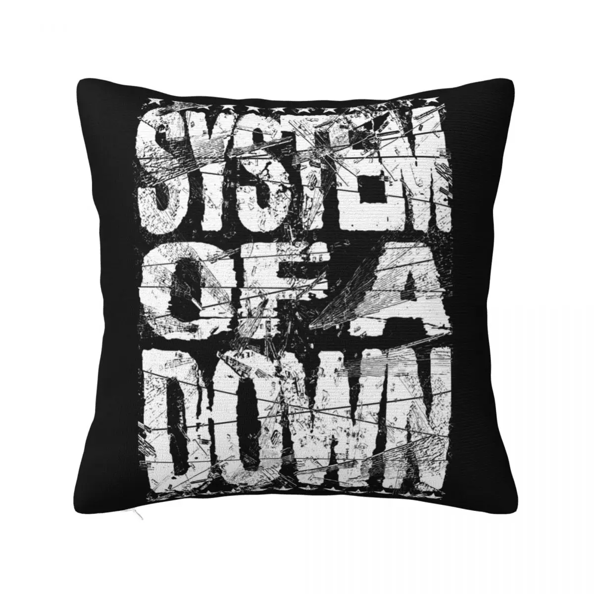 System Of A Down Distressed Logo New Women Men Present Leisure Colour Hip-Hop Hot Sale Humor Pillow Case