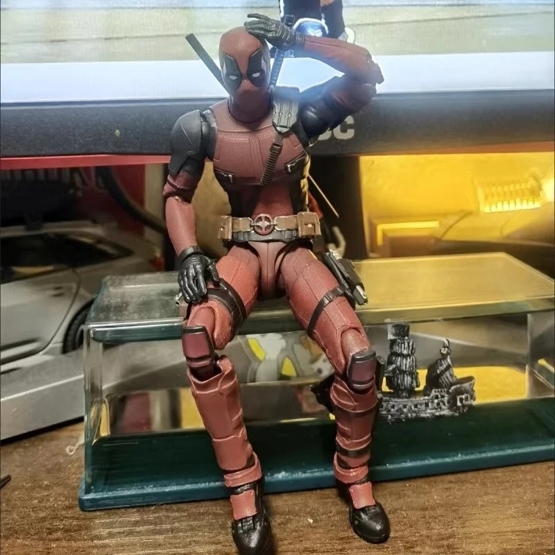 Action Figure 16cm Deadpool 2 Pvc Dp S.H.Figuarts Collection boneka bergerak Shf Figurine Model boneka hadiah anak-anak