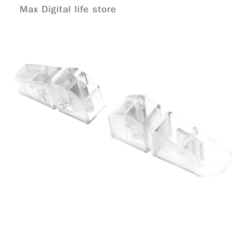 1 conjunto para trimui tijolo transparente volta keycaps conjunto de substituição volta keycaps translúcidos conjunto combinação acessórios do jogo