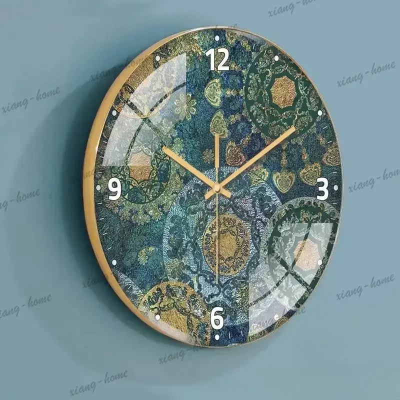LJY Classroom Art Wall Clock Decoration Cozy Yoga Design Wall Clock Zones Youth Mecanismo Reloj Pared Furniture Home
