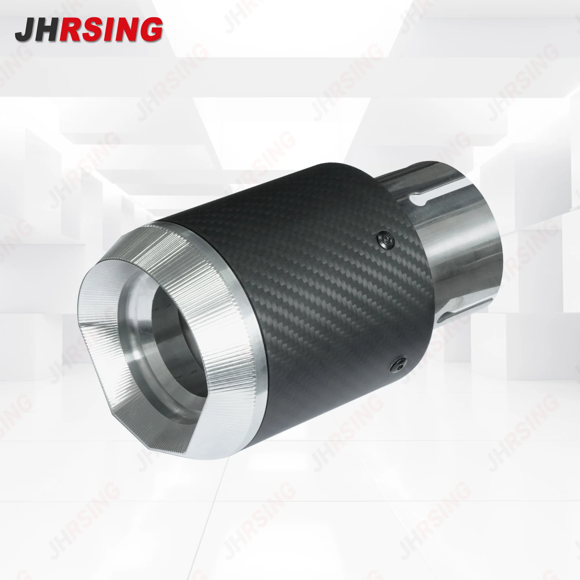 

1PCS New Design Exhaust Tip Genuine Carbon Fiber Universal Mufflers Nozzle for Car Accessories Stainless Tail Tips Modified