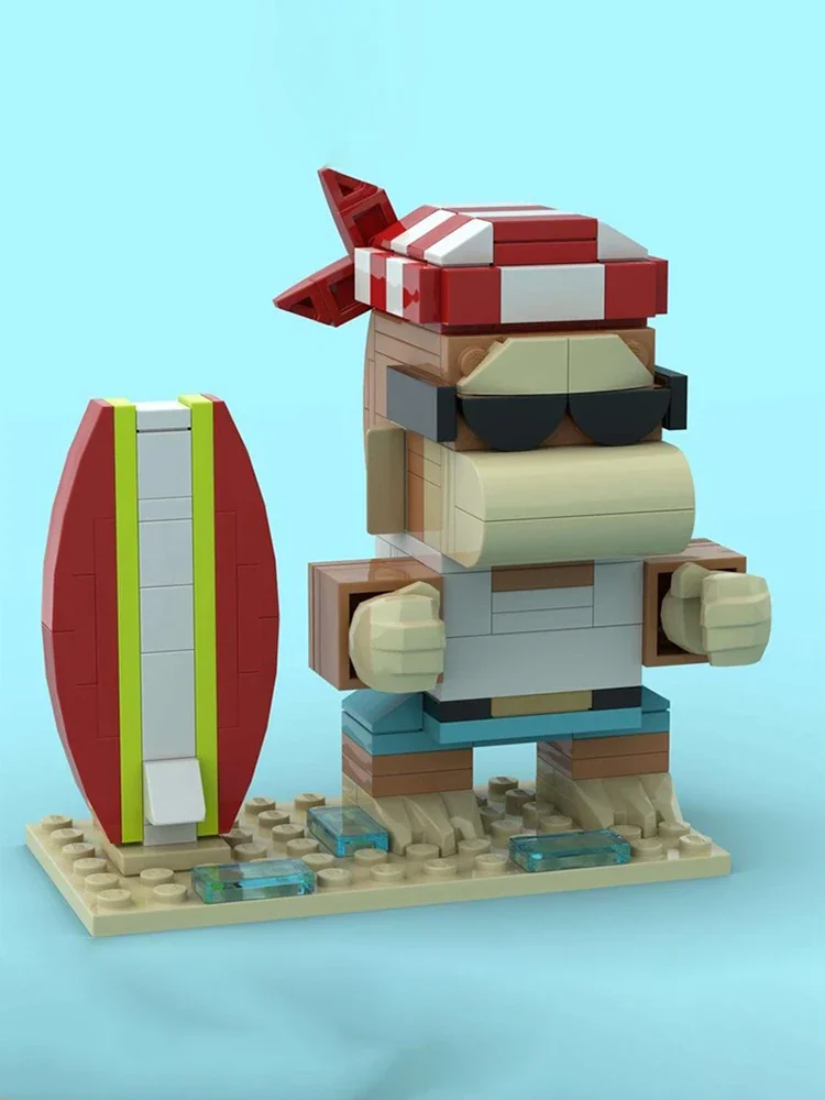 173 pièces MOC Funky Kong série Donkey Kong personnage modulaire bricolage modèle créatif blocs de construction jouets éducatifs cadeau pour les enfants