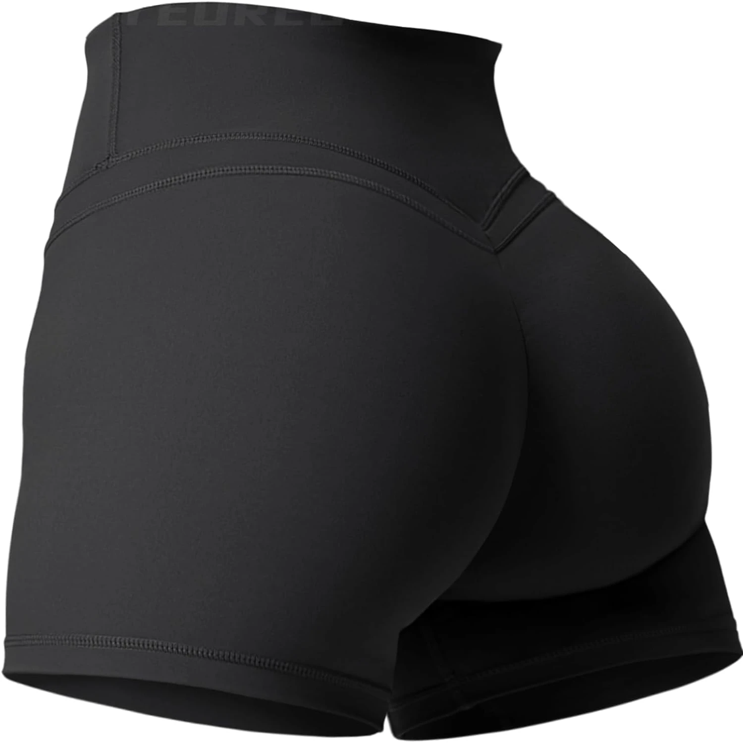 High Waisted Yoga Shorts Designed for an Active Lifestyle - Experience Ultimate Comfort and Style with Butt Scrunch Detailing -