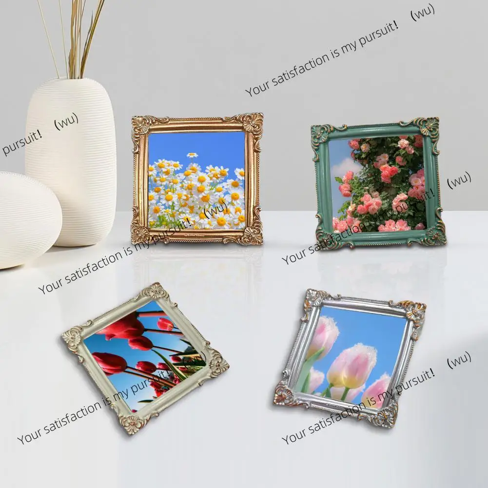 Photo Frame Nordic Style Golden Embossment Pictures Display Frame Wedding Party Picture Frame Jewelry Display Photography Prop