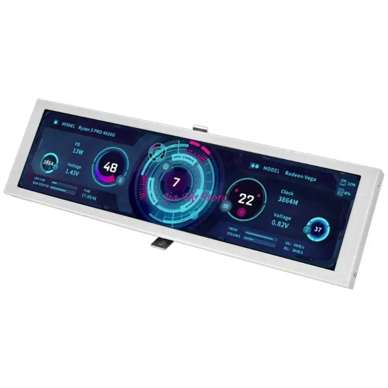 IPS Panel PC System Monitor 8.8 cala podwozia ekran 600 NITS Brightness Sprzęt w czasie rzeczywistym śledzenie aluminium
