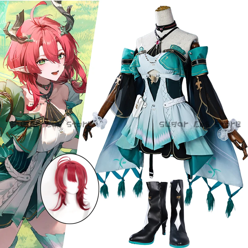 

Игра Wuthering Waves Ciaccona Косплей Костюм Парик Платье Униформа Комплект Хэллоуин Карнавал Ролевые Игры Реквизит Для Вечеринки Для Женщин Девочек