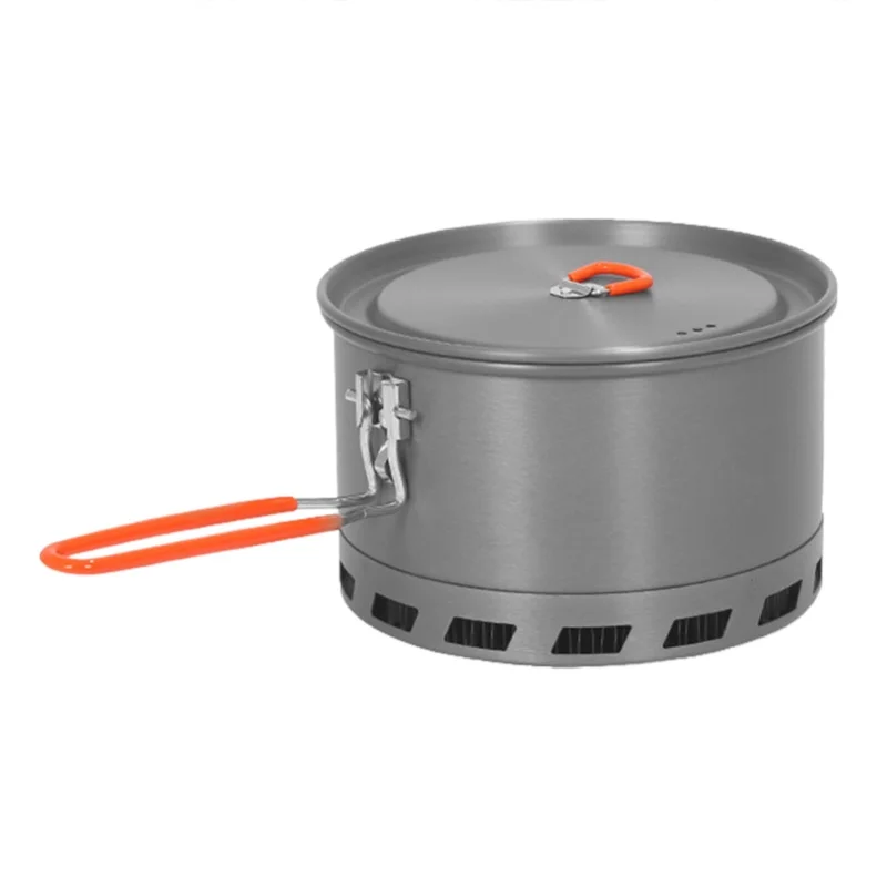 

1.5/2.1L Outdoor Camping Traveling Hiking Heat Collection Pot Cooking Tableware