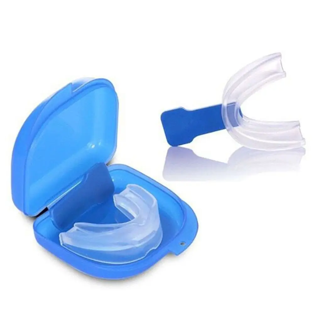 Sport Mouthguard Silica Gel Anti Snore Device Braces Apnea Guard Bruxism Tray Sleeping Aid Mouthguard Health Care Tool