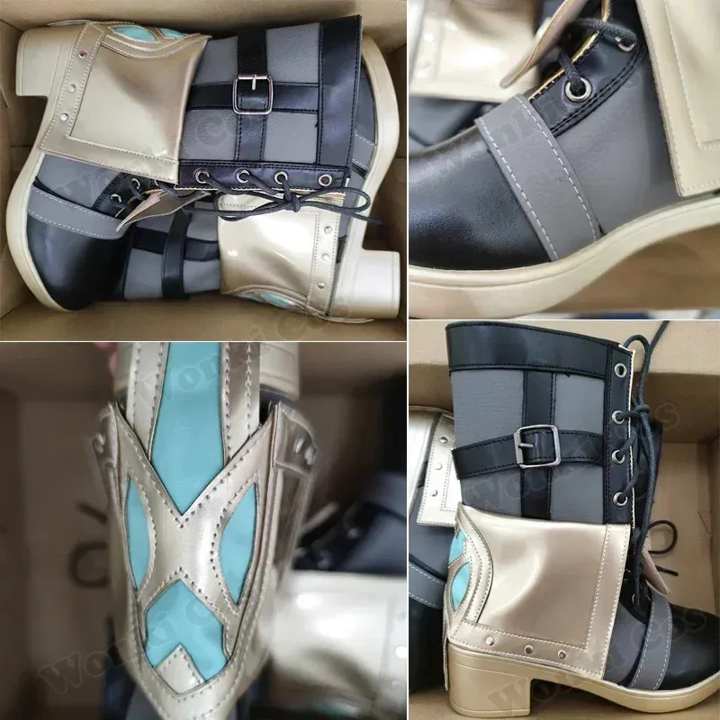 Freminet cosplay traje peruca de cabelo conjunto completo roupas jogo fontaine freminet cosplay sapatos botas trajes festa