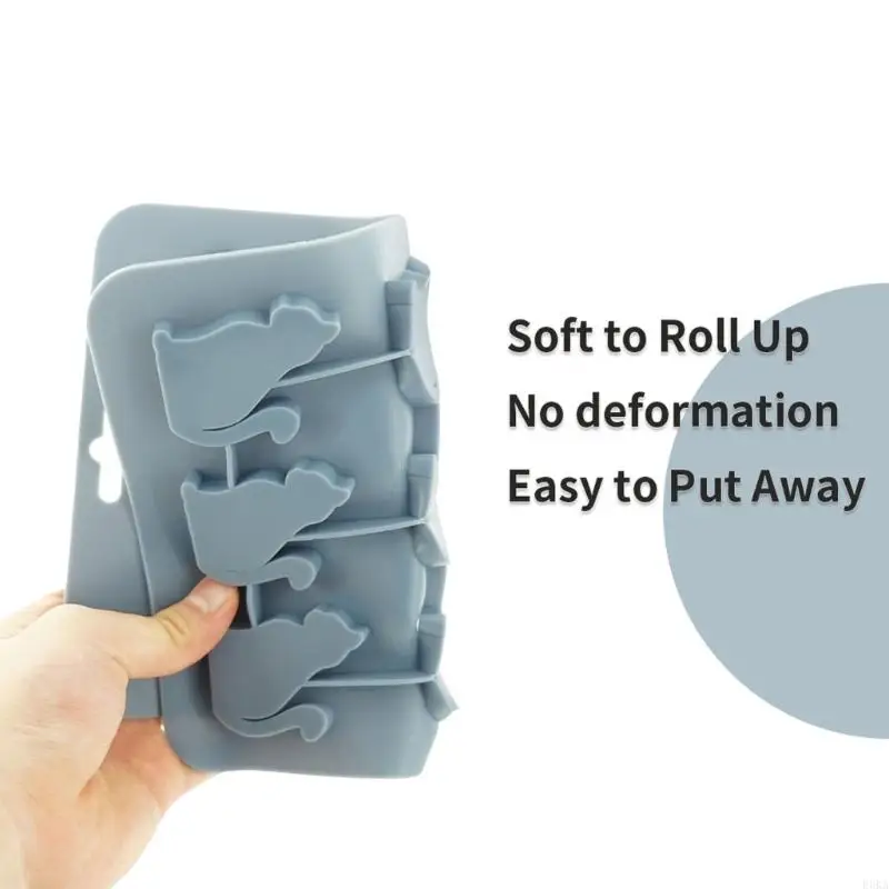 9 Slot Ice Ball Molds Cats Practical Tray Drink Chilling Accessory for Cocktails Enthusiasts and Ice Treat Creators